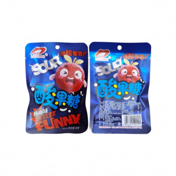 Конфета арт. 102125 Кислая "Восковница - китайская клубника" 20 г 20 шт. в кор.*'