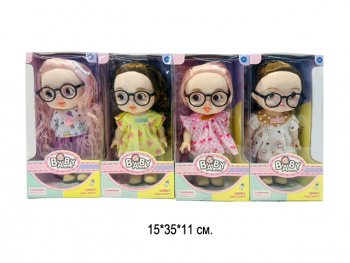 Кукла арт. 40059-1 Милашка в очках в ассортименте в кор.• Кукла арт. 40059-1 Милашка в очках в ассортименте в кор.•