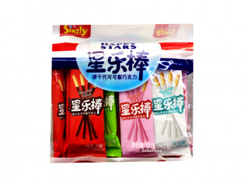 Печенье арт. 113222 Палочки в шоколаде 20 г ассорти 14 шт. упаковка'*