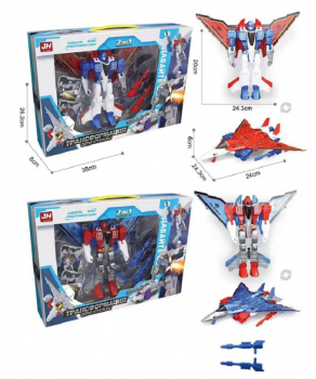 Трансформер арт. A688-71 Робот-самолет цвета микс в кор.