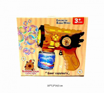 Пистолет арт. 777-77 Бластер Капибара и мыльные пузыри в кор._ Пистолет арт. 777-77 Бластер Капибара и мыльные пузыри в кор._