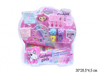 Набор для маникюра арт. 2003I "Забавные зверята" с аксессуарами блистер=