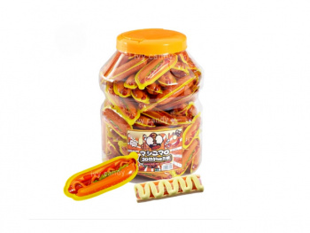 Маршмеллоу арт. 889252 "Хот-дог" 8 г 100 шт. в пласт. банке* Маршмеллоу арт. 889252 "Хот-дог" 8 г 100 шт. в пласт. банке*