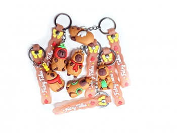 Брелок арт. 808007 На руку Капибара в ассортименте в пак.= Брелок арт. 808007 На руку Капибара в ассортименте в пак.=