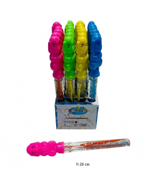 Пузыри мыльные арт. 1804 Слон цвета микс 26 см (24 шт.) шоубокс•