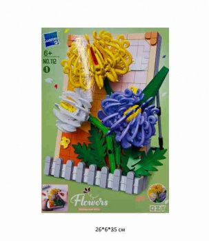 Конструктор арт. 112-1 Картина "Букет хризантем" в кор.~